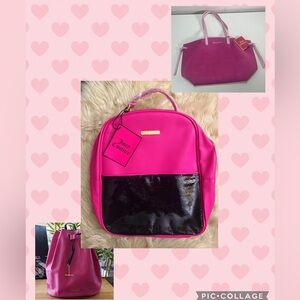 For LIVE 3-14-26 show. Juicy Couture Pink Bag Bundle – 3 Pieces| NWT / NWOT